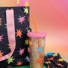 Living ban.do | Glitter Bomb Sip Sip Tumbler With Straw - Starburst