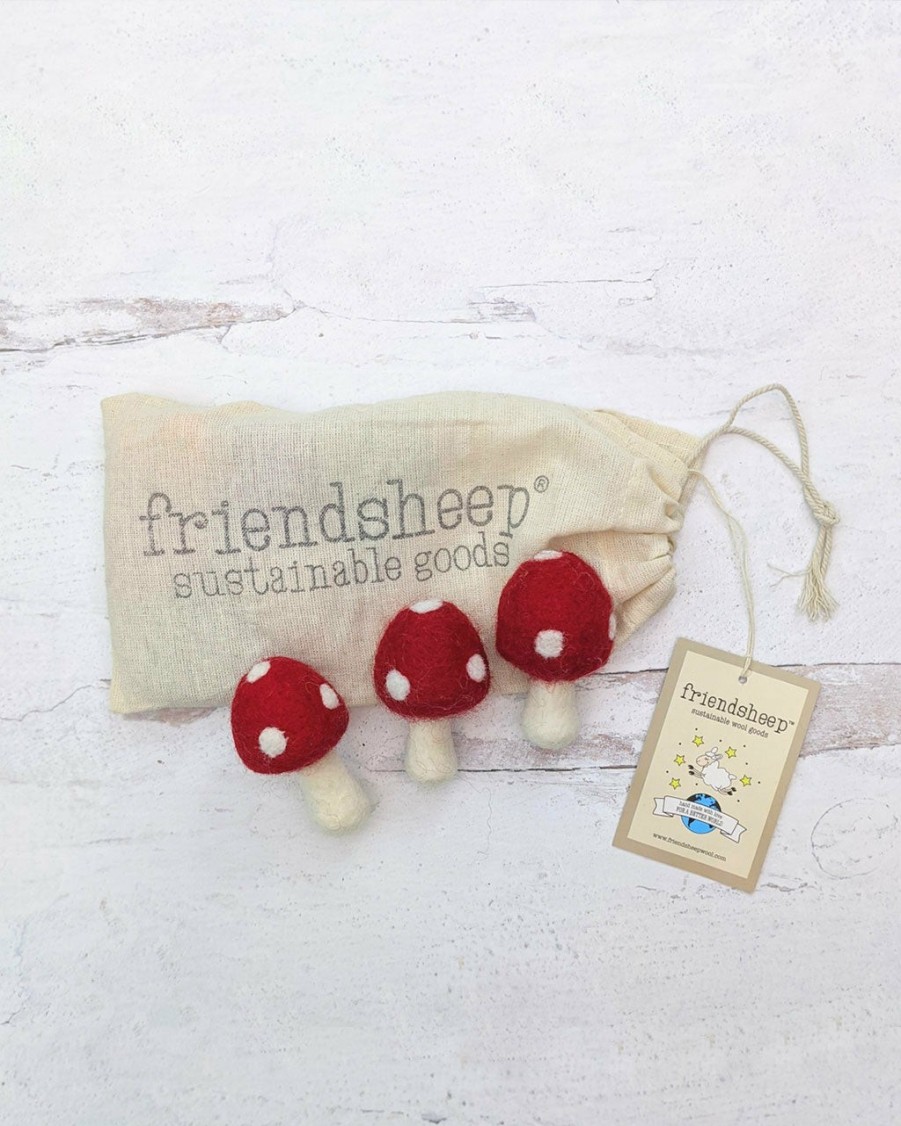 Living Friendsheep | Eco Fabric Fresheners - Red Mushroom