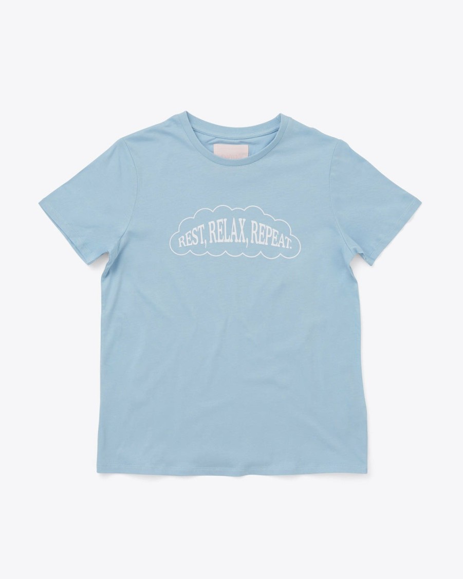 Clothing ban.do | Rest, Relax, Repeat Tee - Sky