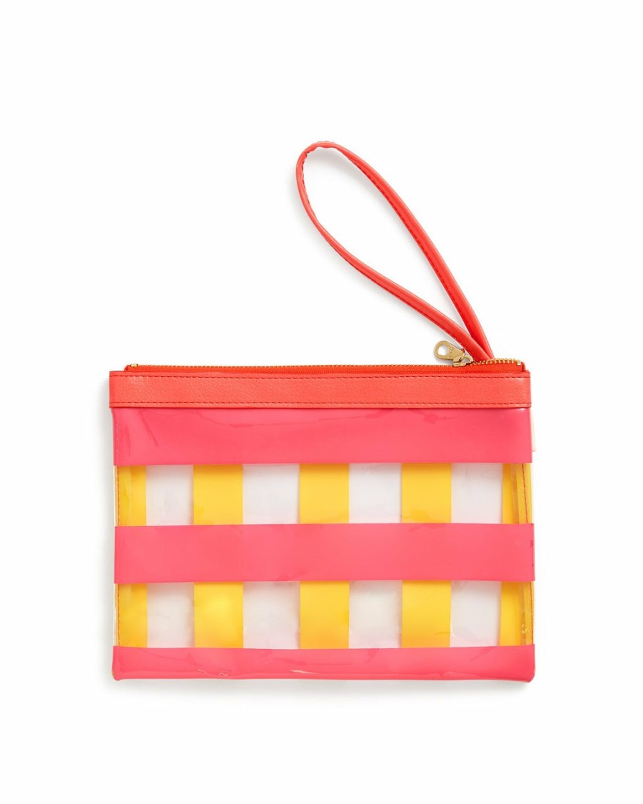 Accessories ban.do | Get It Together Wristlet Pouch - Swim Club Stripe