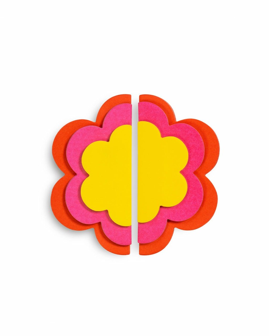 Desk ban.do | Stacked Sticky Notes - Flower