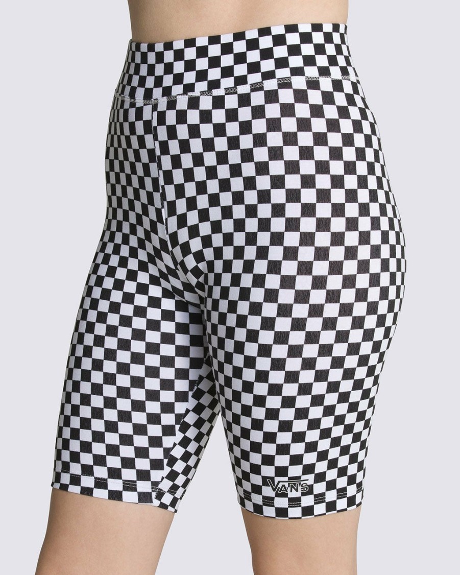 Clothing Vans | Flying V Print Legging Shorts - Checkerboard