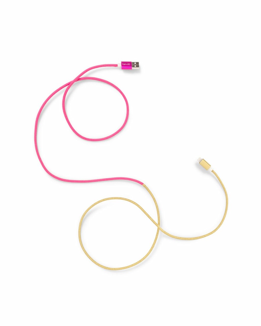 Living ban.do | Back Me Up! Charging Cord - Pink And Gold