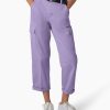 Clothing Dickies | Contrast Stitch Cropped Cargo Pants - Purple Rose