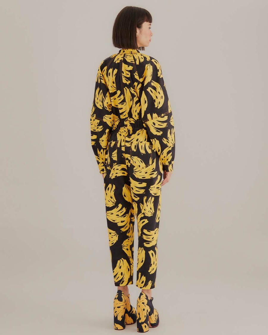 Clothing Farm Rio | Black Bossa Banana Jumpsuit