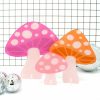 Living Kailo Chic | Pink Acrylic Mushrooms - Set Of 3