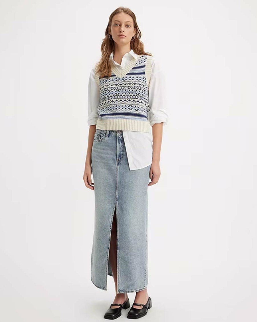 Clothing Levi's | Ankle Column Skirt - Please Hold