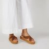 Accessories Intentionally Blank x Wyeth | Aura Sandal - Cognac