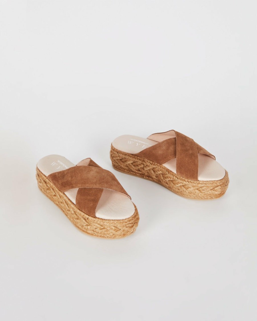 Accessories Intentionally Blank x Wyeth | Aura Sandal - Cognac