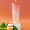 Living ban.do | Color Changing Sip Sip Tumbler With Straw - Happy To Be Here