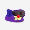 Accessories Verloop | Flower Sock Slippers - Magenta Cobalt Marl