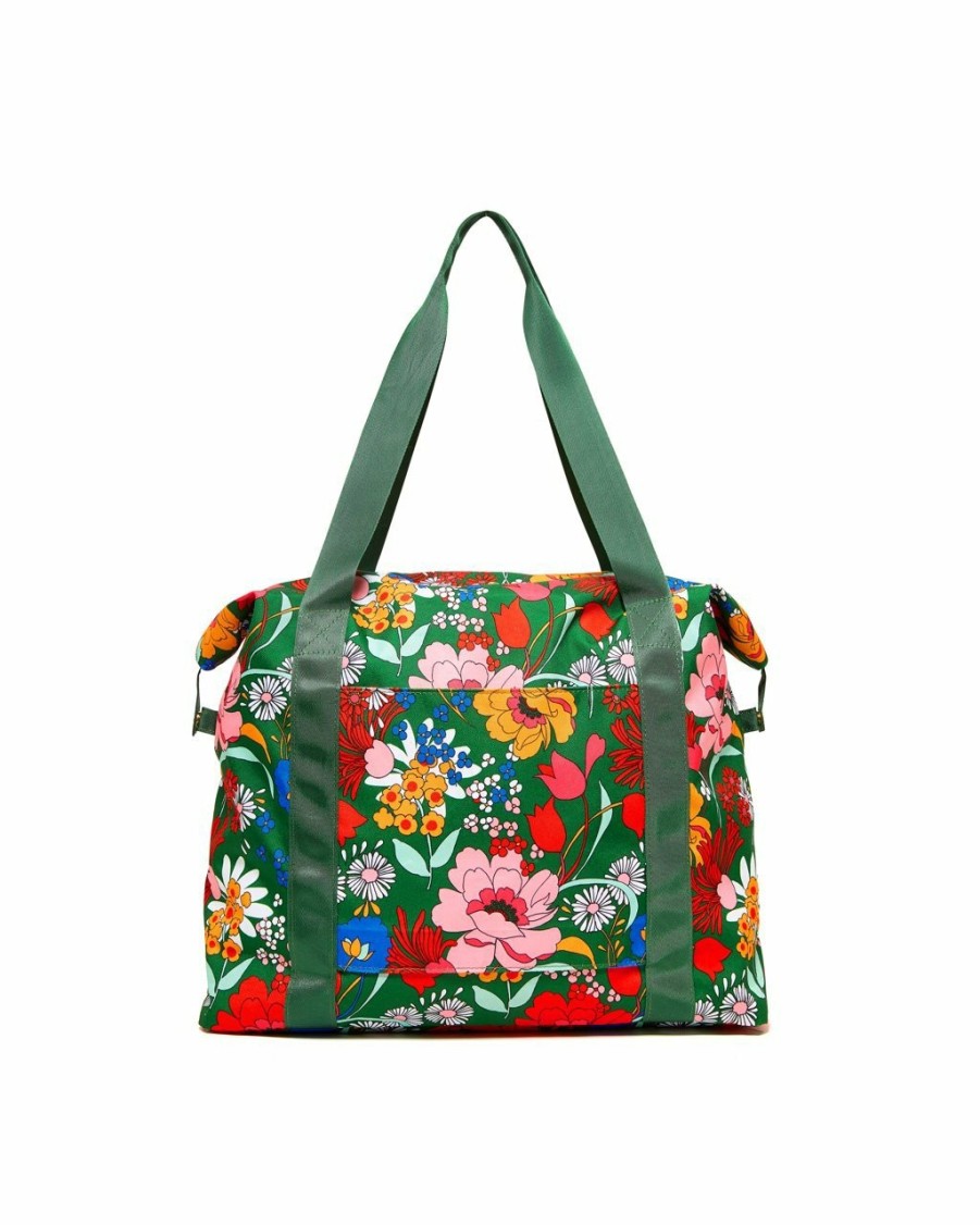 Accessories ban.do | Getaway Weekender Bag - Emerald Super Bloom