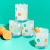 Living Talking Out Of Turn | Rocks Glass Set - Daisy