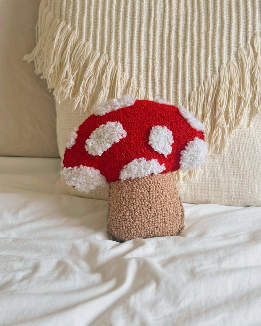 Living Peking Handicraft | Mushroom Shaped Hook Pillow