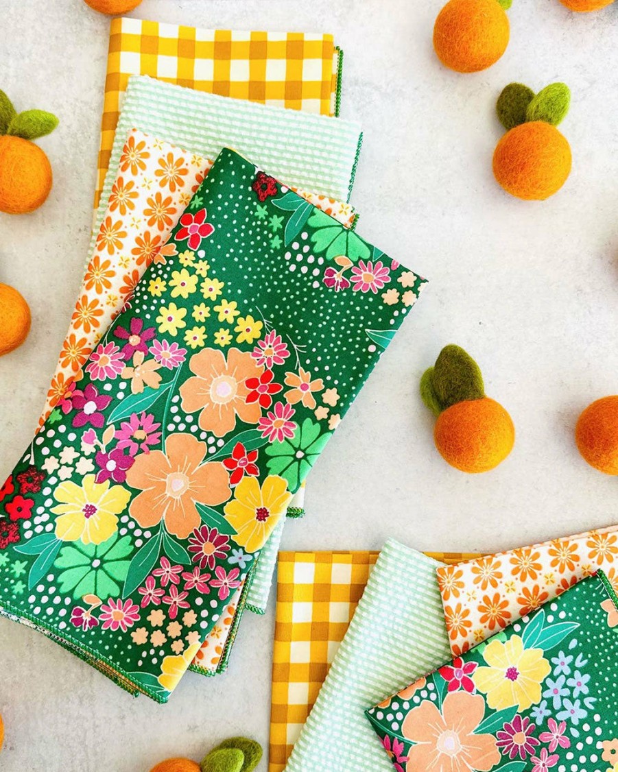 Living Dot And Army | Merry Meadow Cloth Napkins