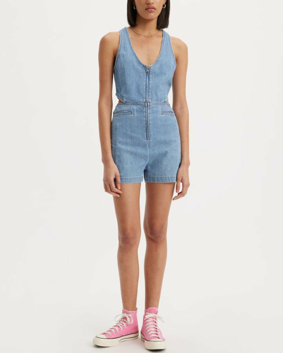 Clothing Levi's | Rydon Cutout Romper - Blushing Don