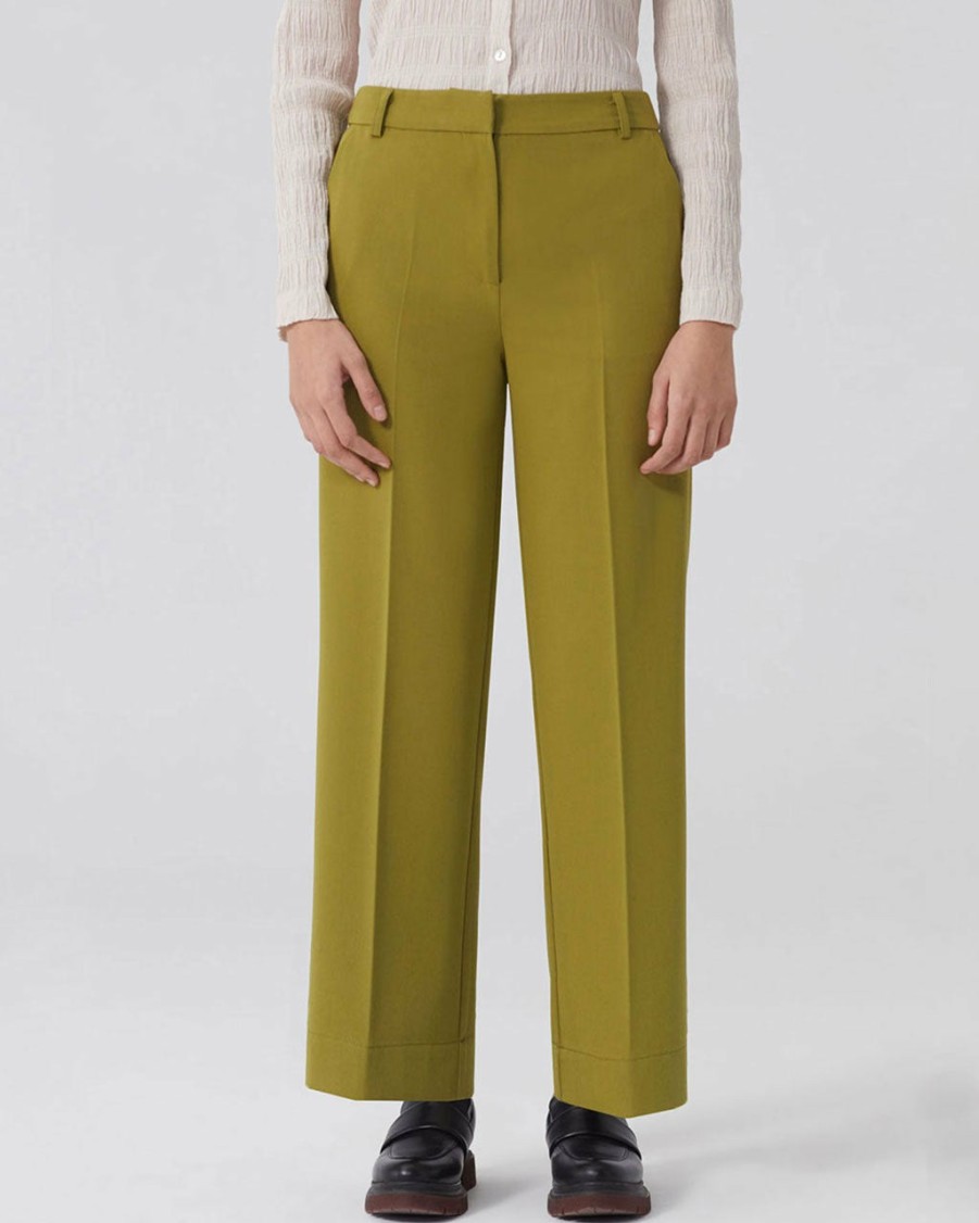 Clothing Nice Things | Green Tailored Pants