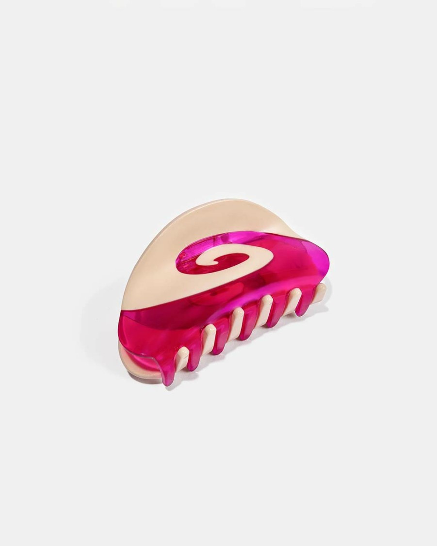 Accessories Chunks | Swirl Claw - Raspberry Cream