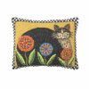 Living Peking Handicraft | Penny Flower Cat Hook Pillow