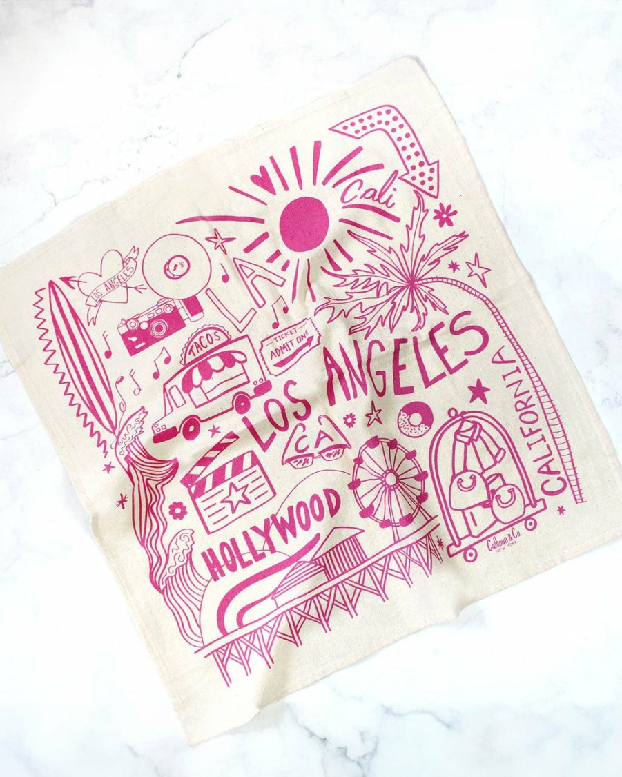 Living Calhoun u0026 Co | Los Angeles Tea Towel