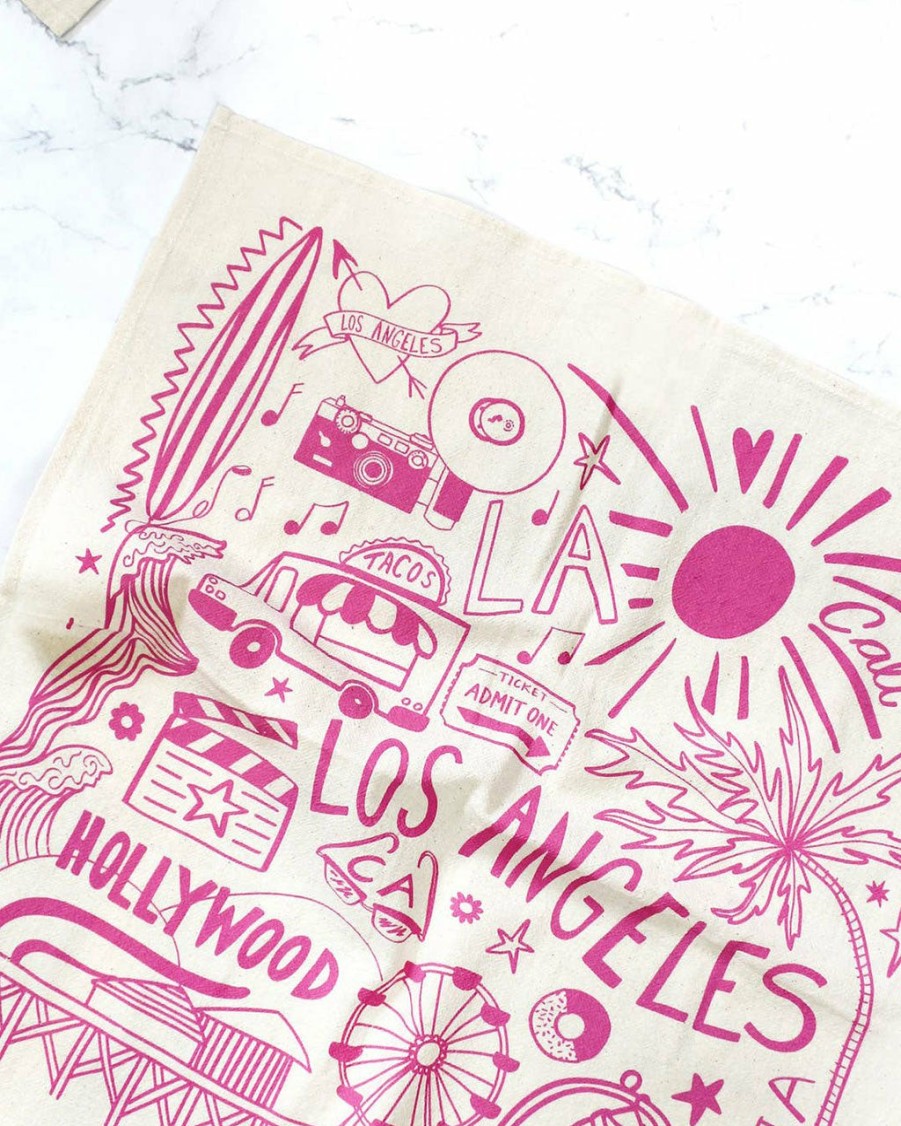 Living Calhoun u0026 Co | Los Angeles Tea Towel