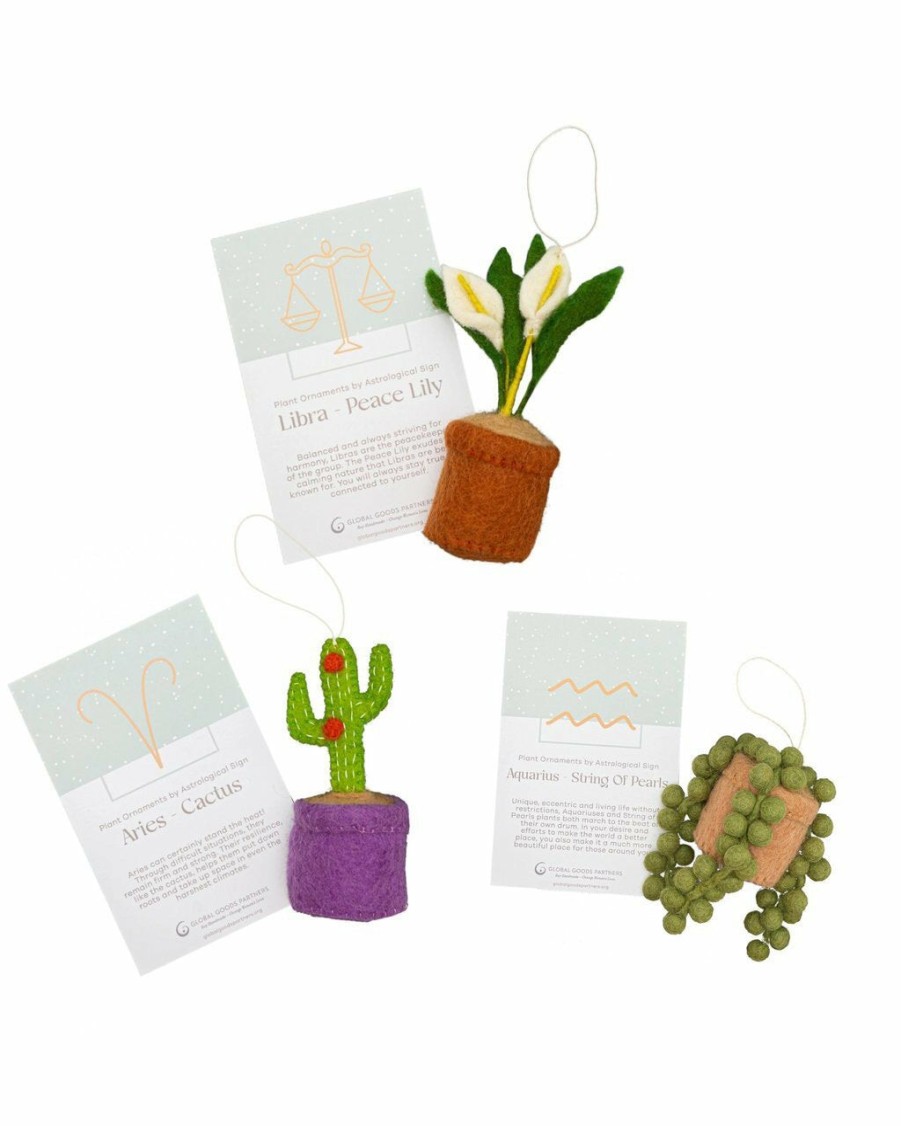 Living Global Goods Partners | Astrology Plant Ornament