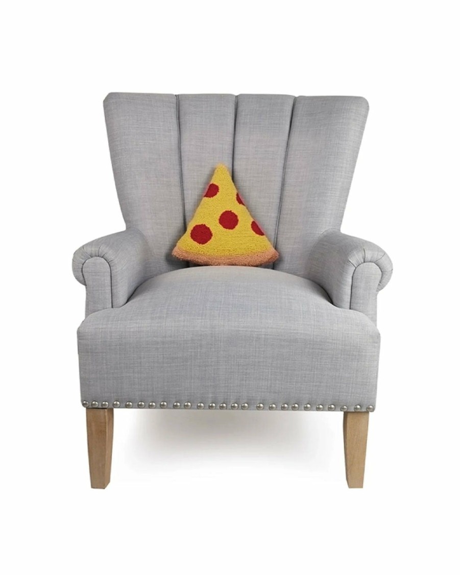 Living Peking Handicraft | Pizza Shaped Hook Pillow