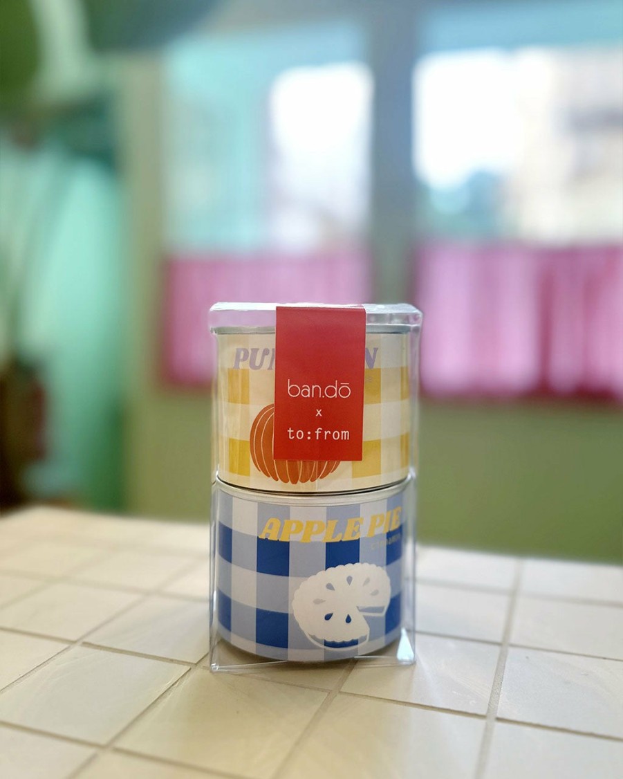 Living ban.do x To:From | 2 Pack Candle Set - Pumpkin Spice + Apple Pie