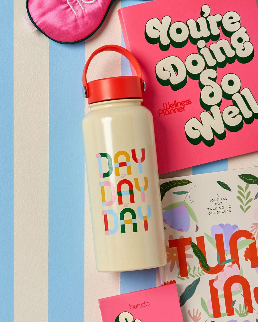 Living ban.do | Stainless Steel Water Bottle - Day By Day