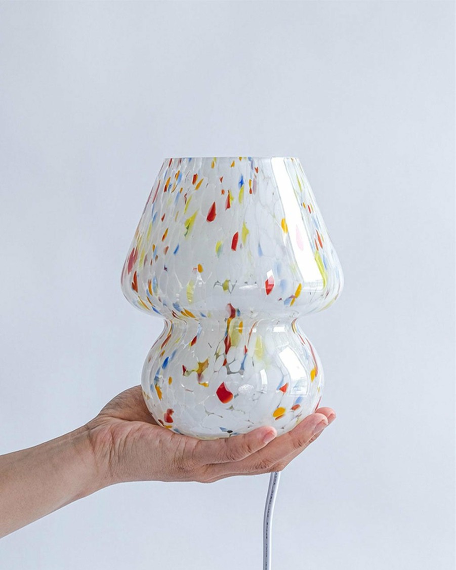 Living Humber | Color Confetti Mini Mushroom Lamp