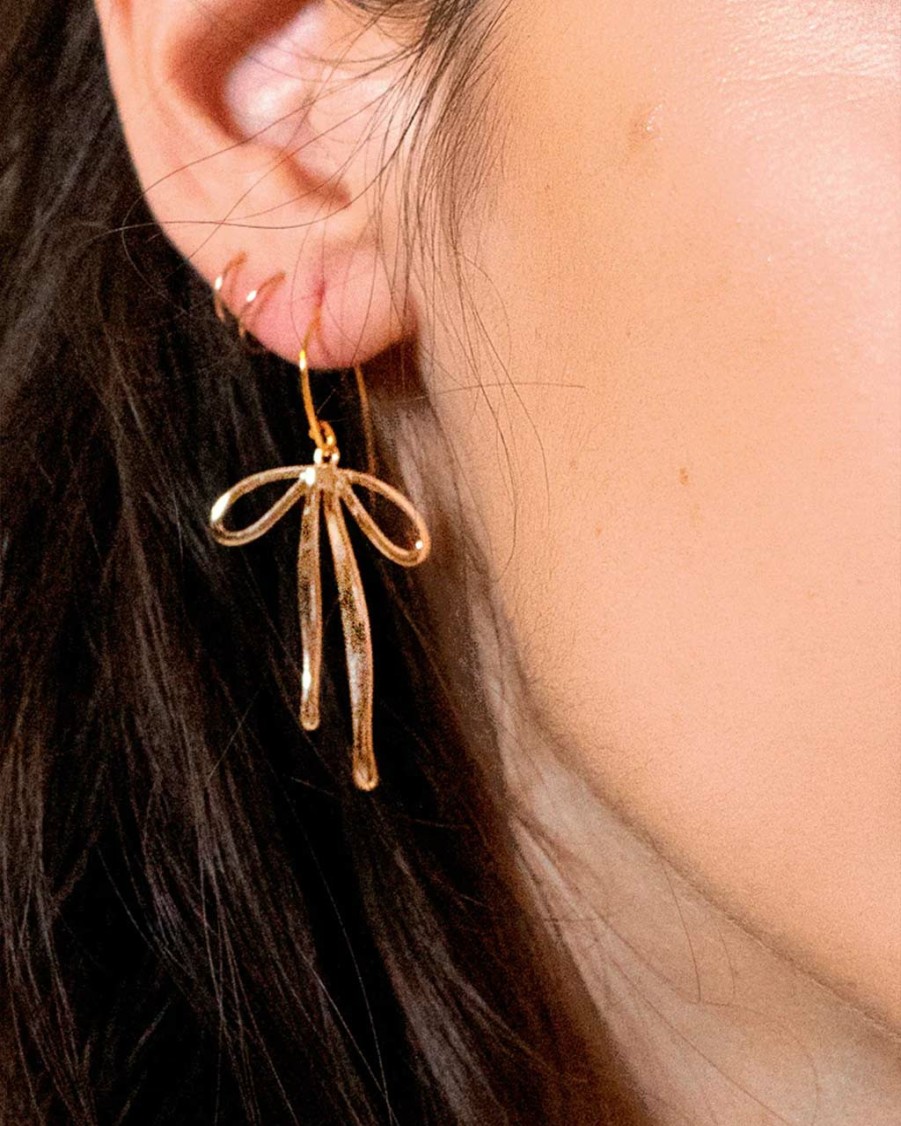 Accessories Peter u0026 June | Bad To The Bow Earrings