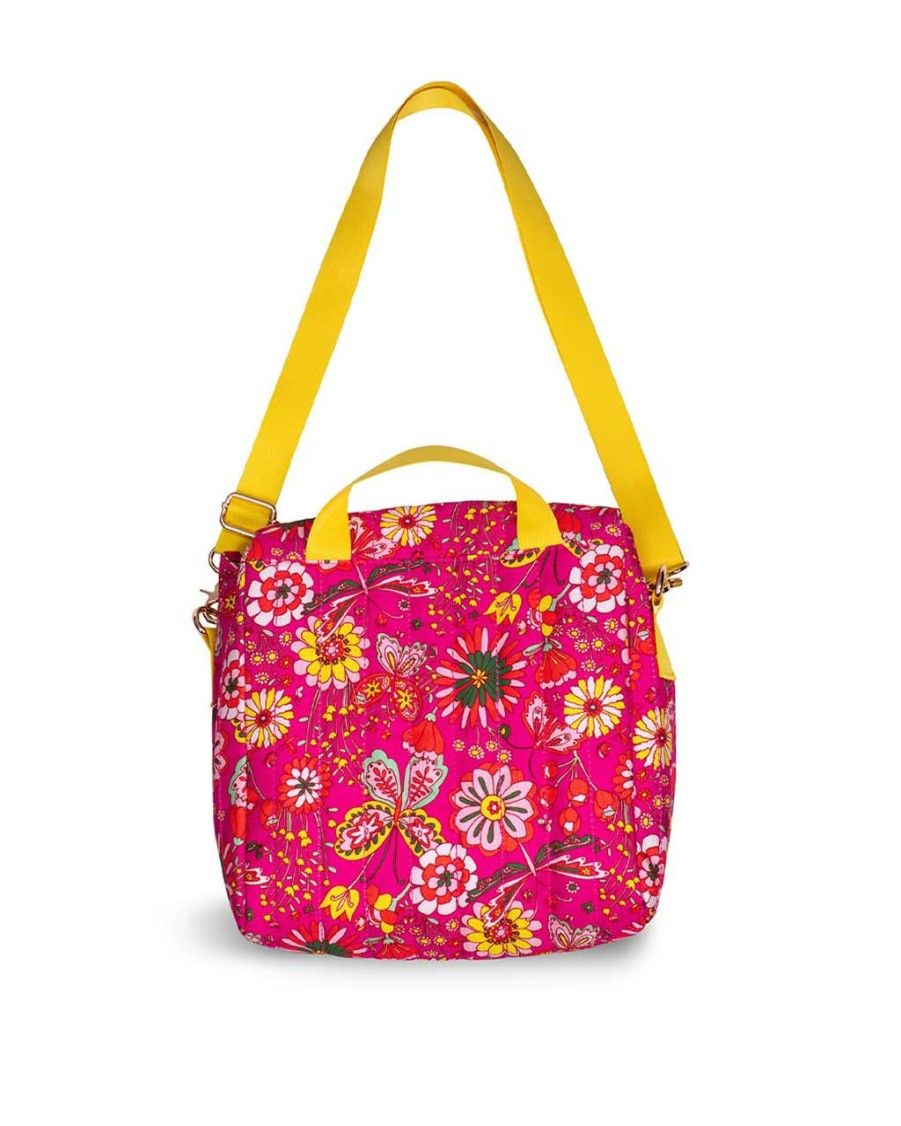 Accessories ban.do | What'S For Lunch? Lunch Bag - Magic Garden Hot Pink