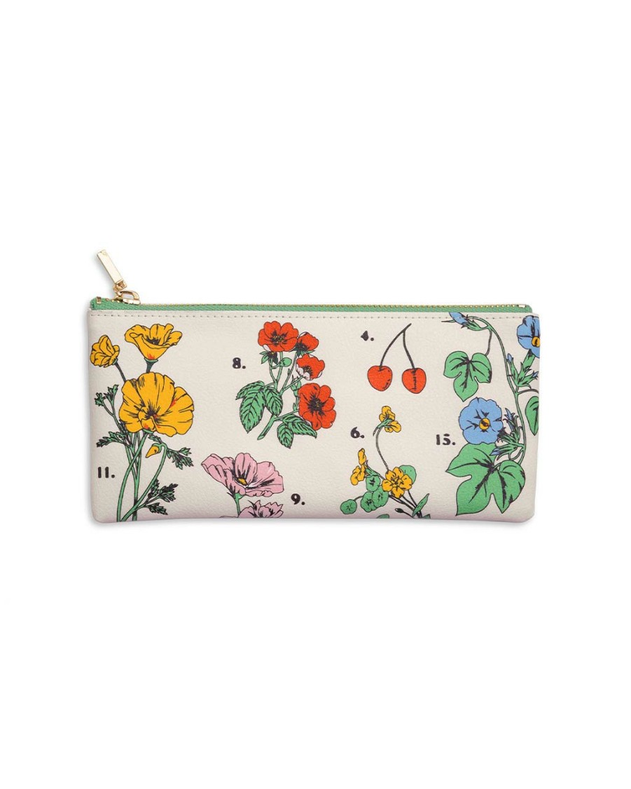 Desk ban.do | Get It Together Pencil Pouch - Botanical Cream