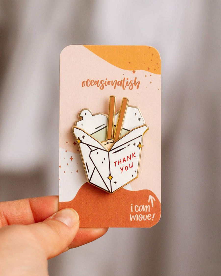 Accessories Occasionalish | To-Go Box Enamel Pin