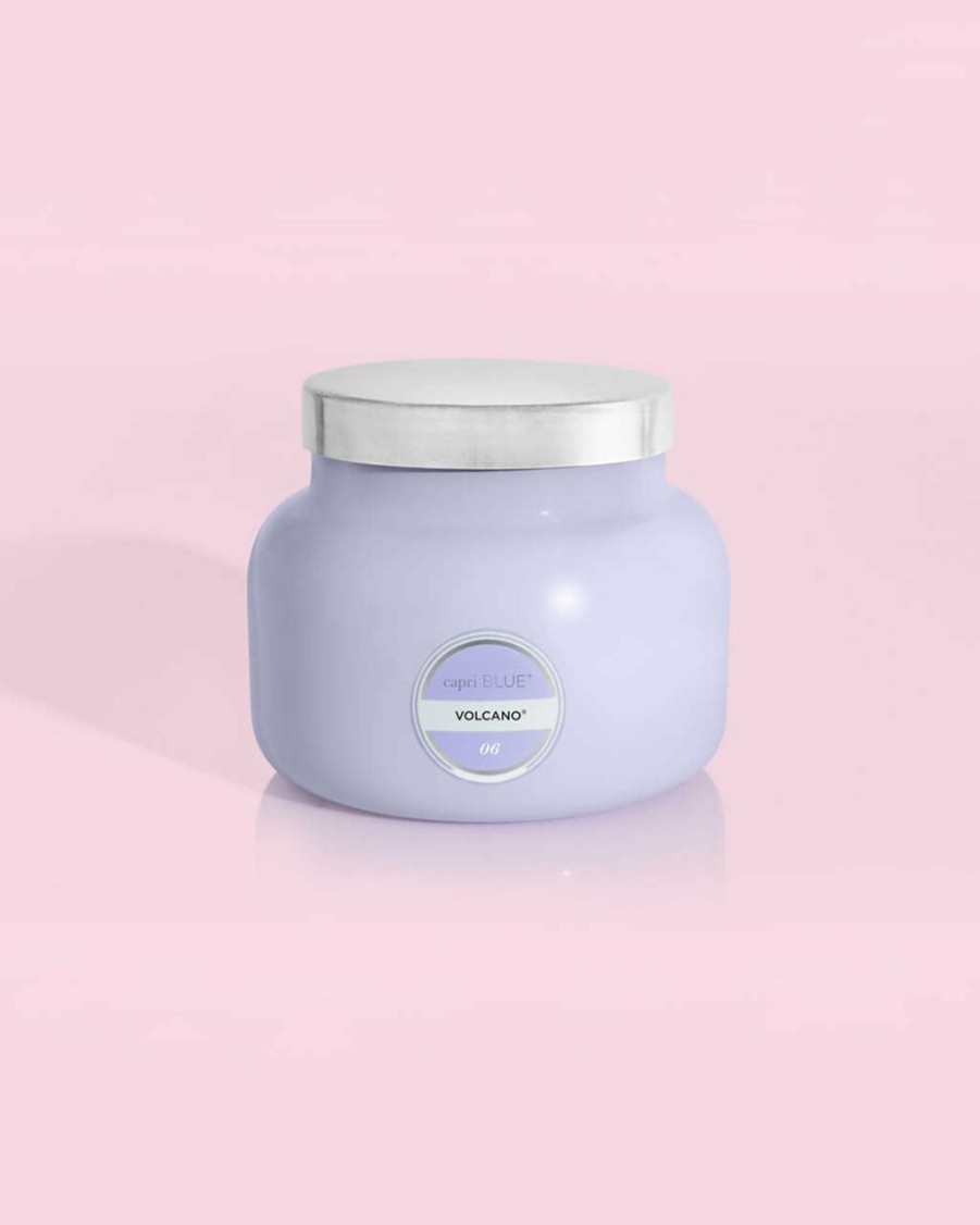 Living Capri Blue | Volcano Digital Lavender Signature Jar Candle