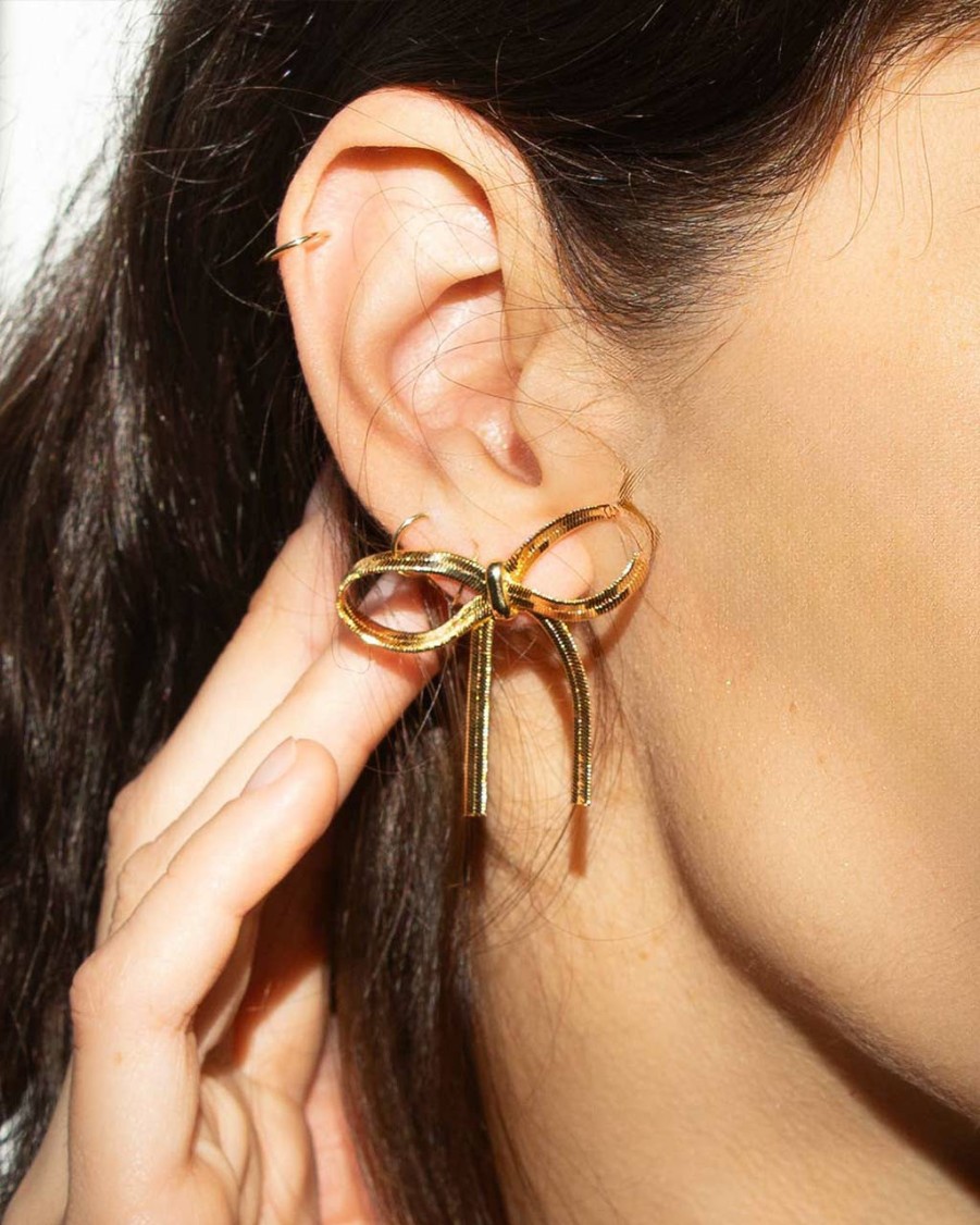 Accessories Peter u0026 June | The Bow Is Mine Stud Earrings