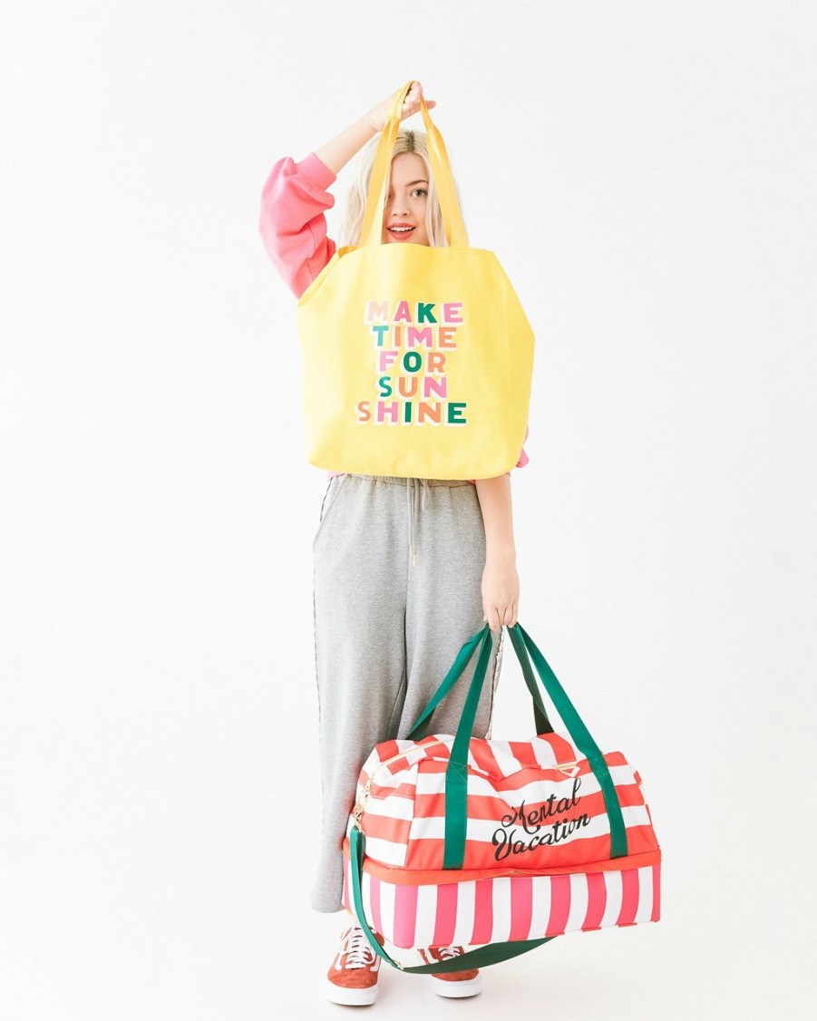 Accessories ban.do | Deluxe Tote Bag - Make Time For Sunshine