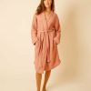 Clothing Happy Place | Weightless Waffle Robe - Terra Cotta