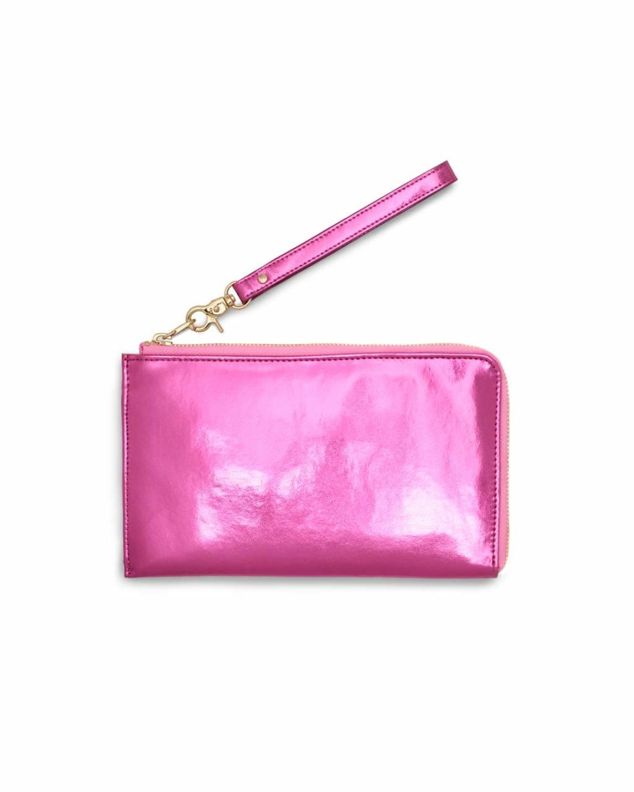 Accessories ban.do | Getaway Travel Wallet - Metallic Pink