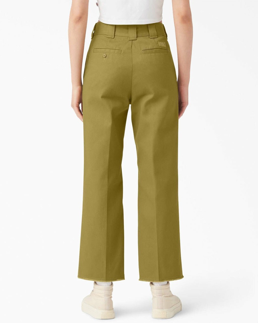 Clothing Dickies | Cropped Ankle Pants - Rinsed Green Moss