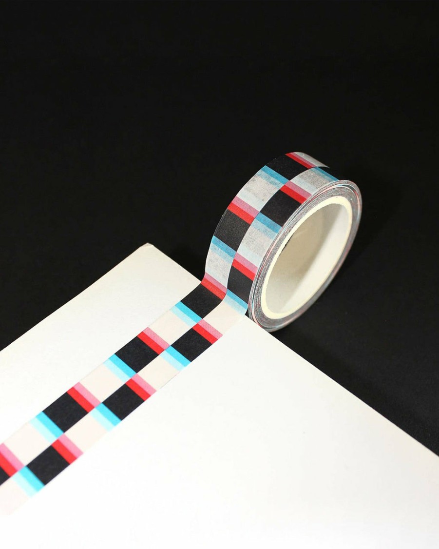 Desk New Heights Studio | 3D Effect Checkerboard Washi Tape