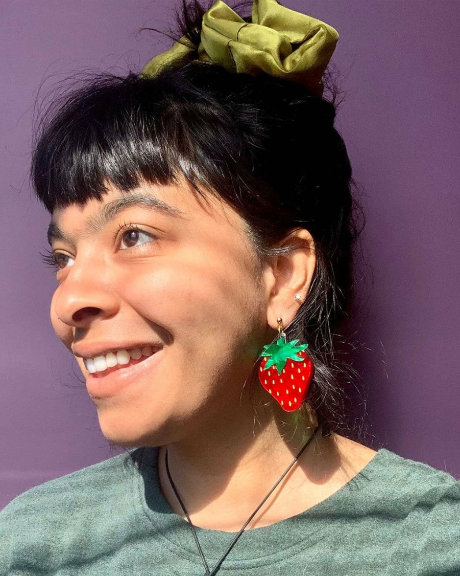 Accessories Not Picasso | Strawberries Earrings