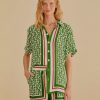 Clothing Farm Rio | Green Pineapple Scarf Shirt