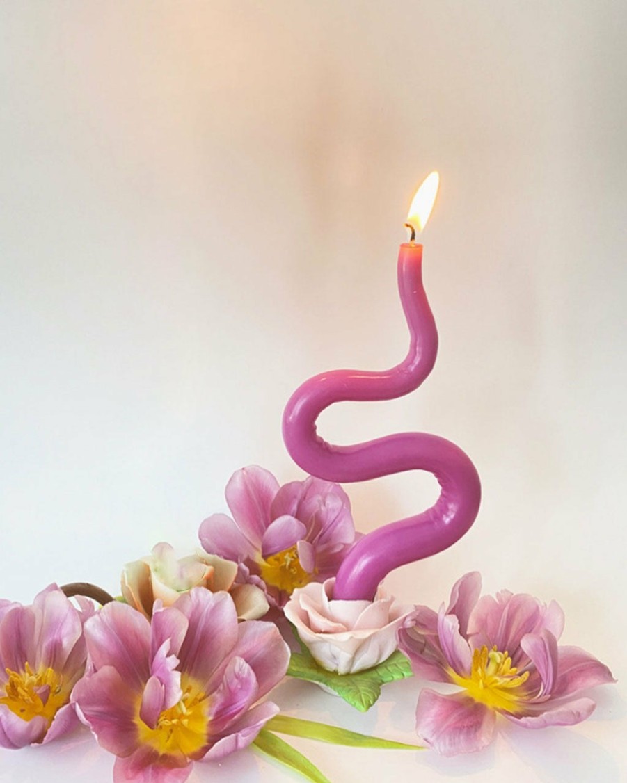 Living Viisiionss | Power Wiggler Candle - Light Orchid