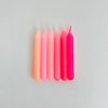 Living Pink Stories | Dip Dye Konfetti Candles - Girls