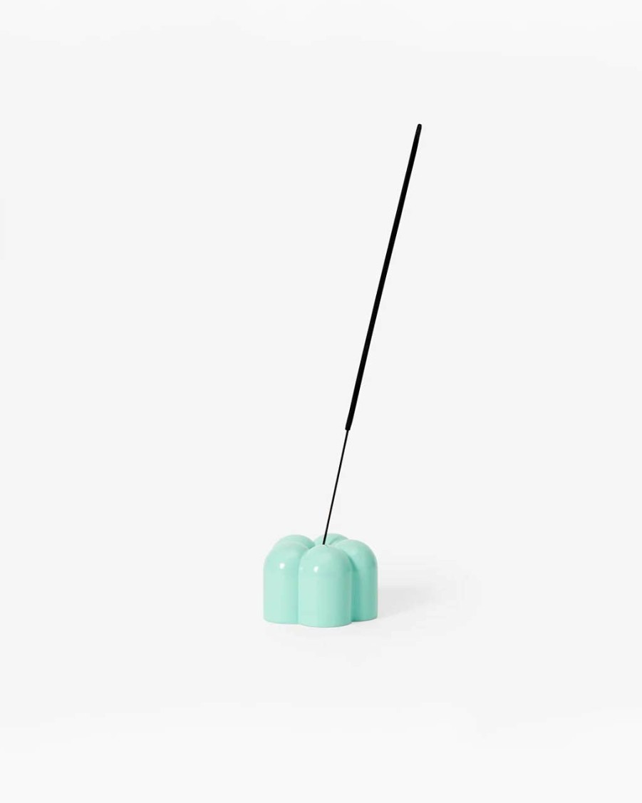 Living Areaware | Poppy Candle & Incense Holder - Blue