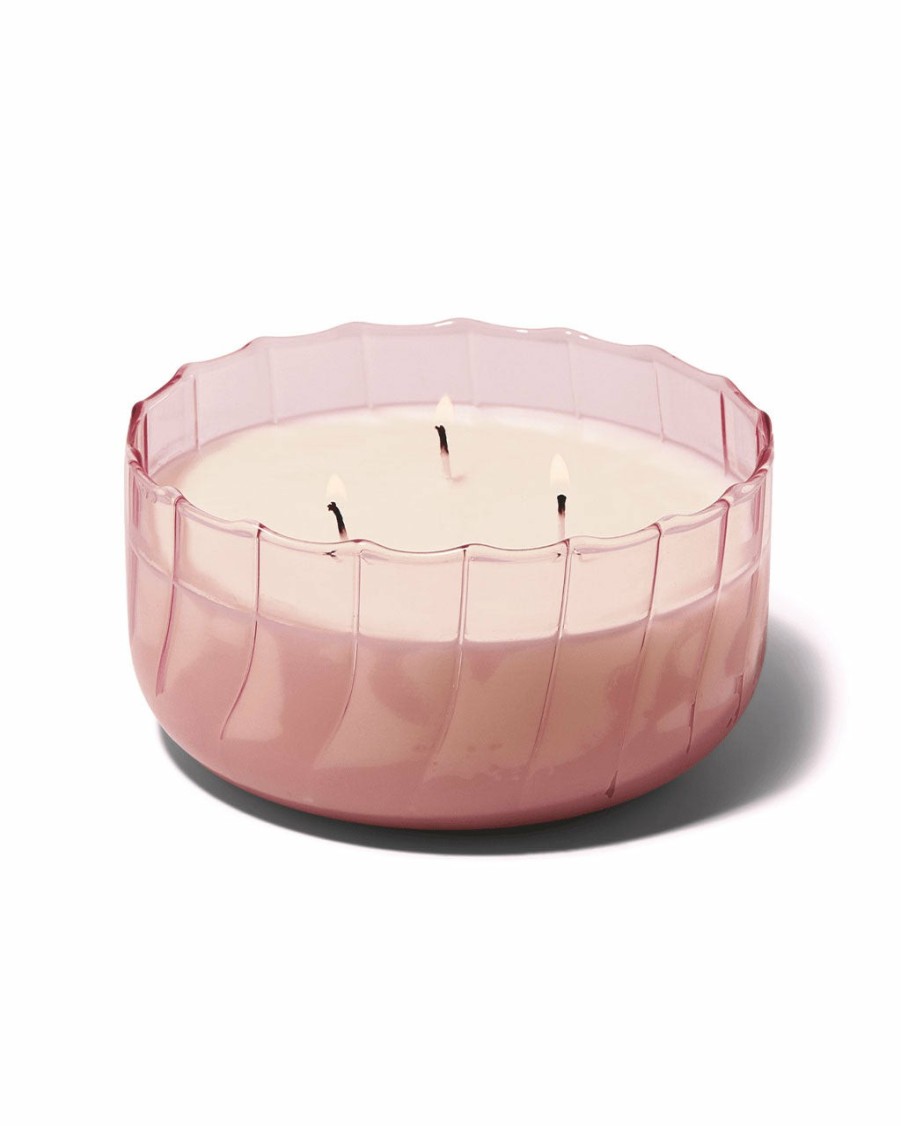 Living Paddywax | Ripple 3-Wick Candle - Desert Peach