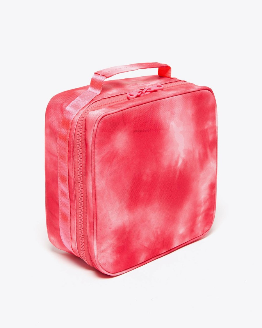 Accessories ban.do | What'S For Lunch? Square Lunchbag - Hot Pink Tie Dye