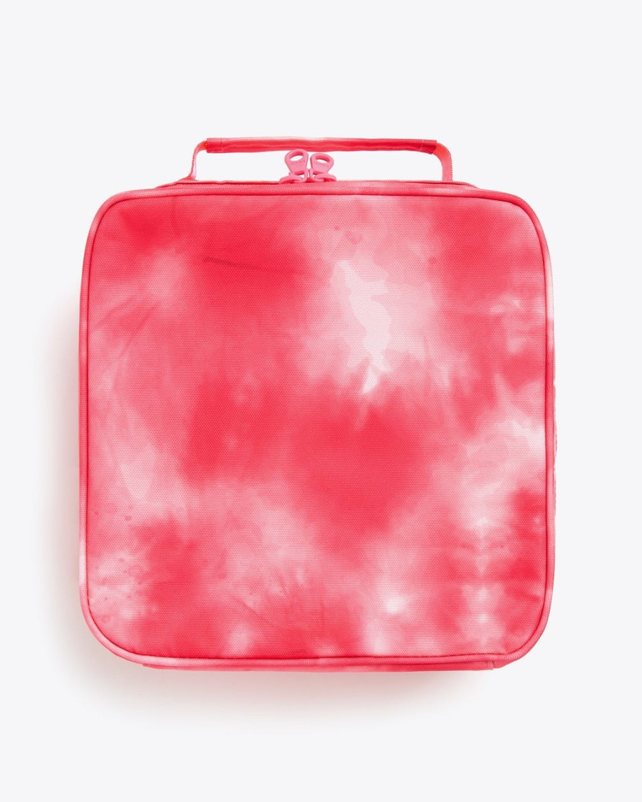 Accessories ban.do | What'S For Lunch? Square Lunchbag - Hot Pink Tie Dye