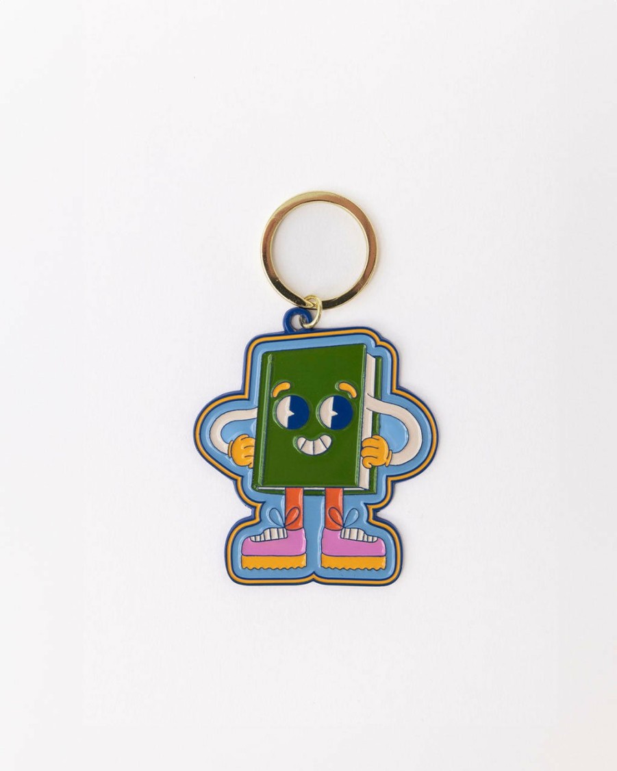 Accessories ban.do | Enamel Keychain - Book Man